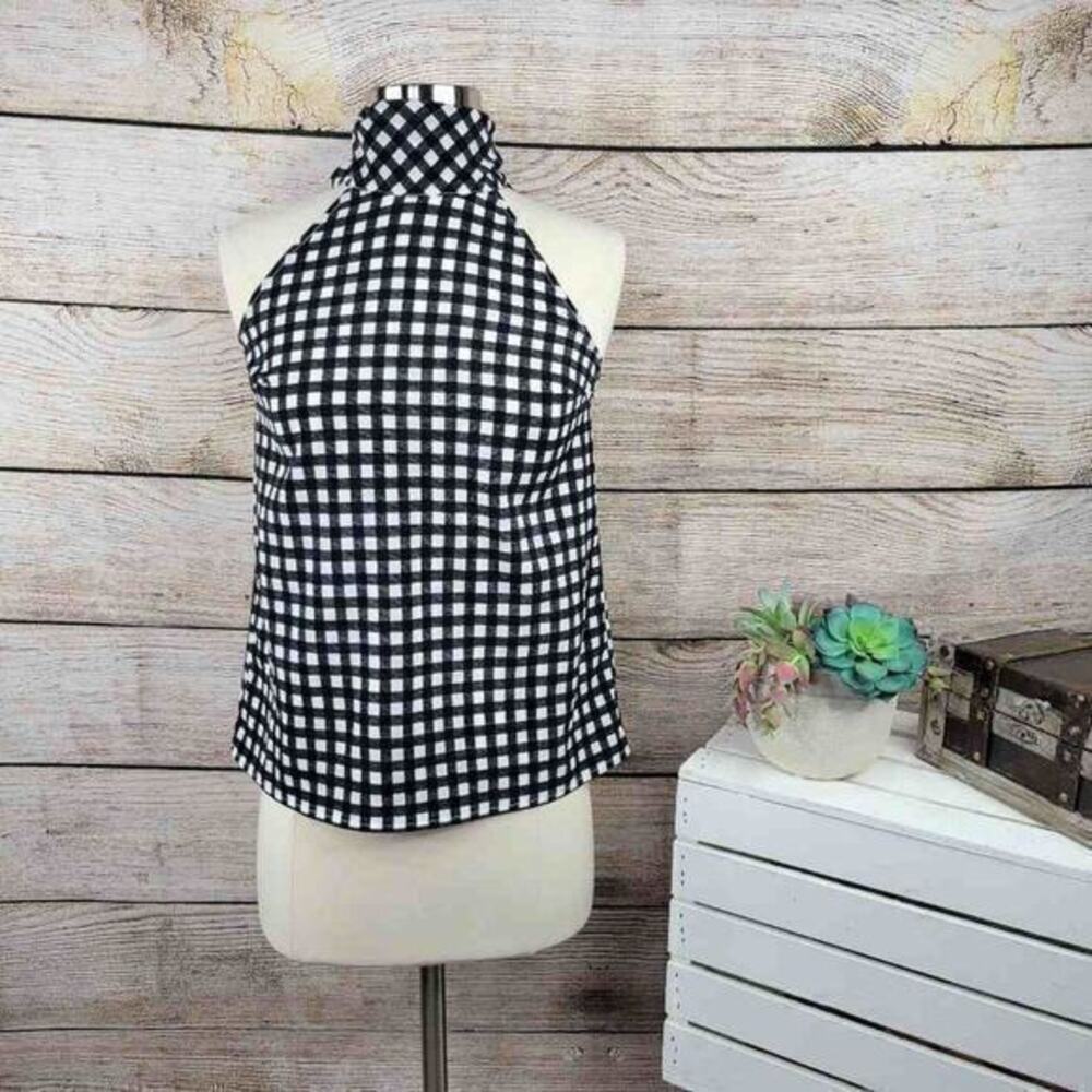 Banana Republic‎ Factory Gingham Print Tank Top - Size XXS Petite